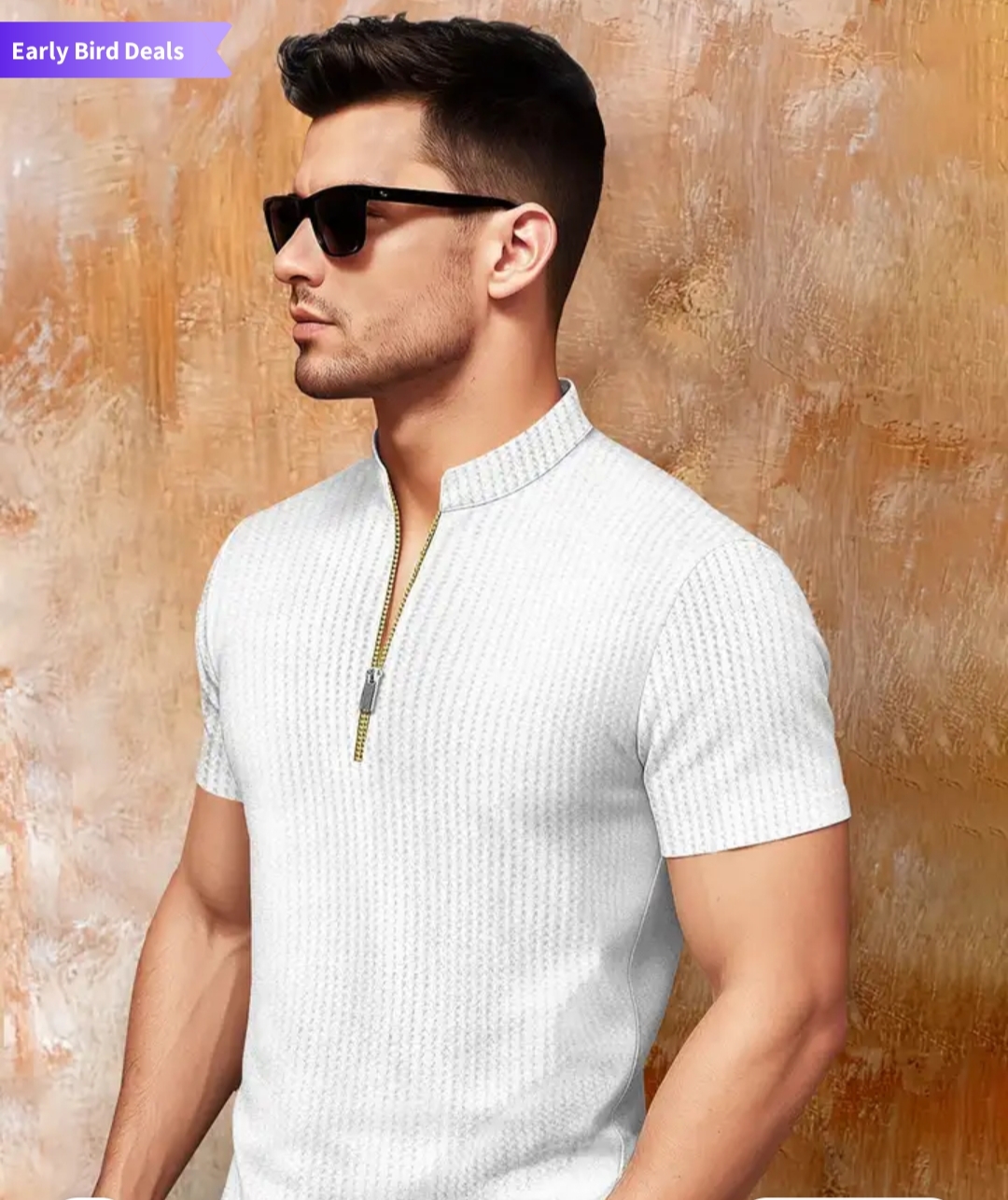 Tripr Henley Neck T-shirt 