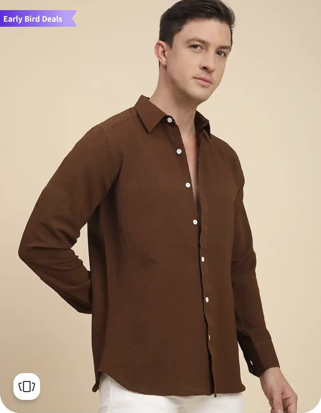 Brown stylish look Shirt