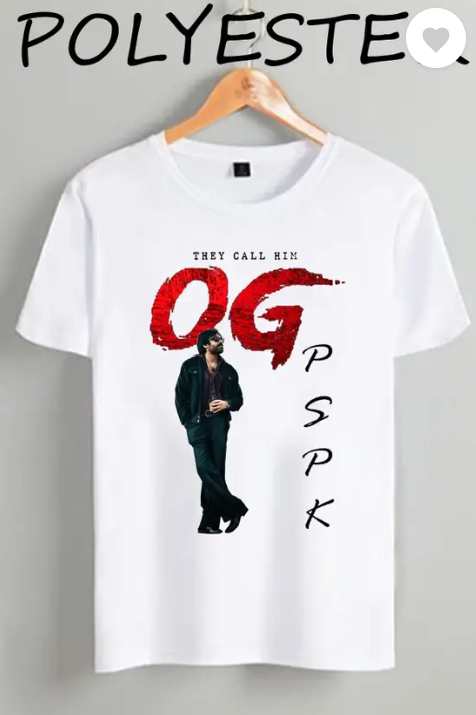 Men Printed, Typography Round Neck Polyester Black T-Shirt