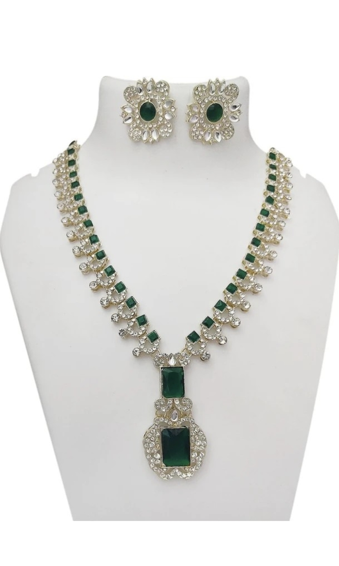 Ambani green coral gold Plated chain