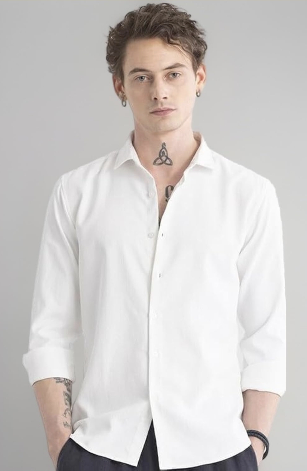 White shirt men under 400rs