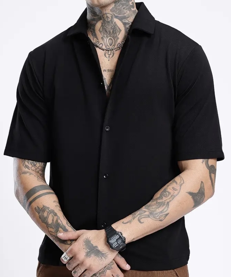 Classic Relaxed black shirt