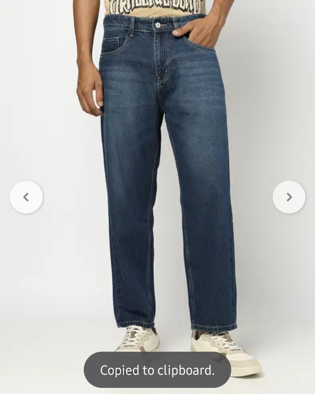 Denim jeans blue shade 