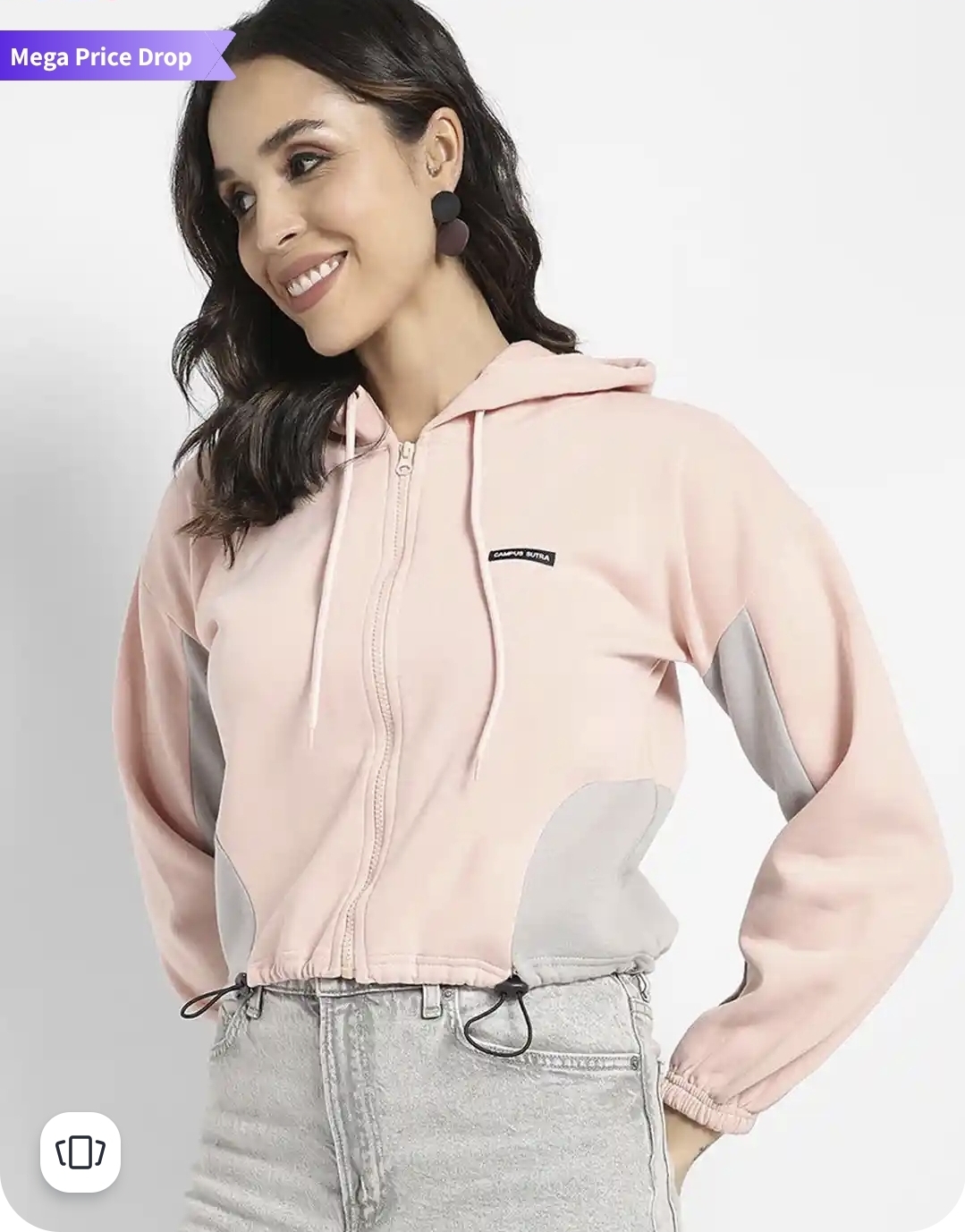 Campus sutra women stylish hoodie