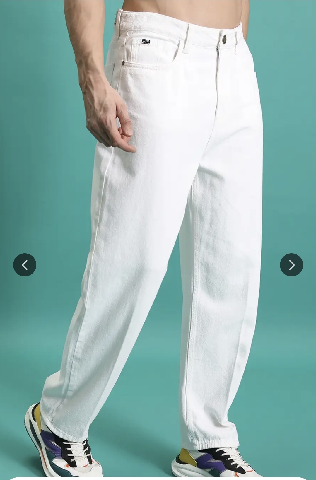 White trousers for men