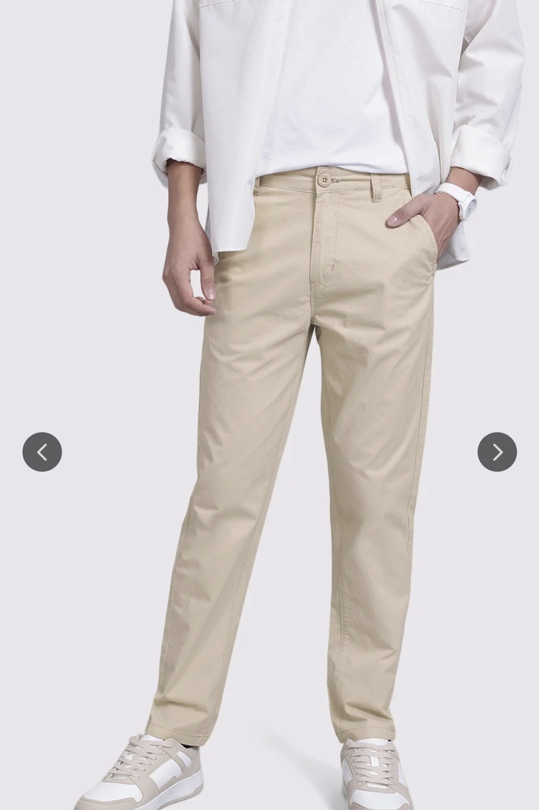 Beige Colour pant for men