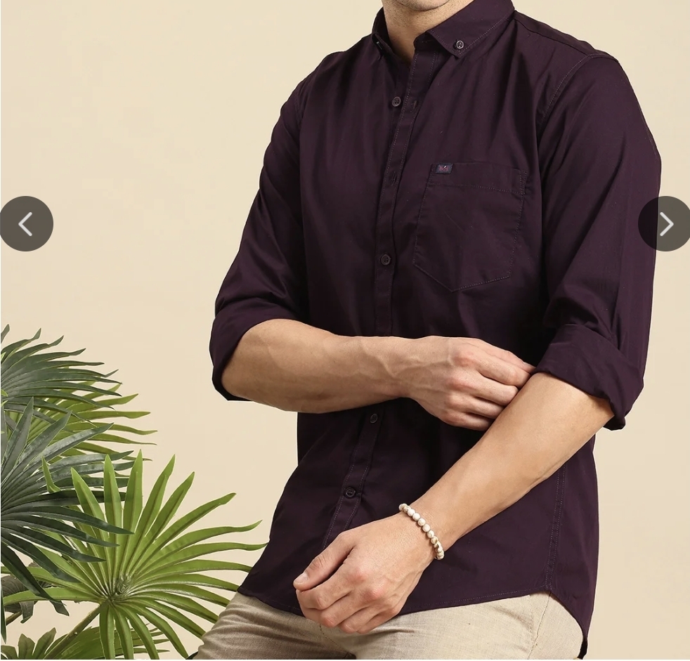Wine Colour shirt for men