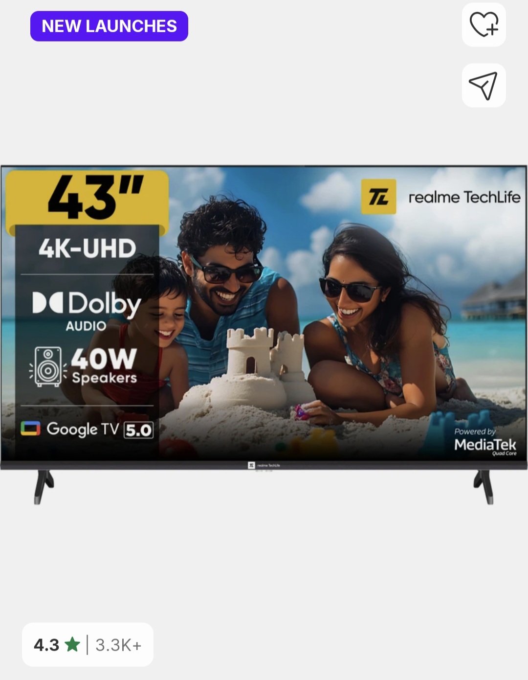 43 inch Realme tv under 20k