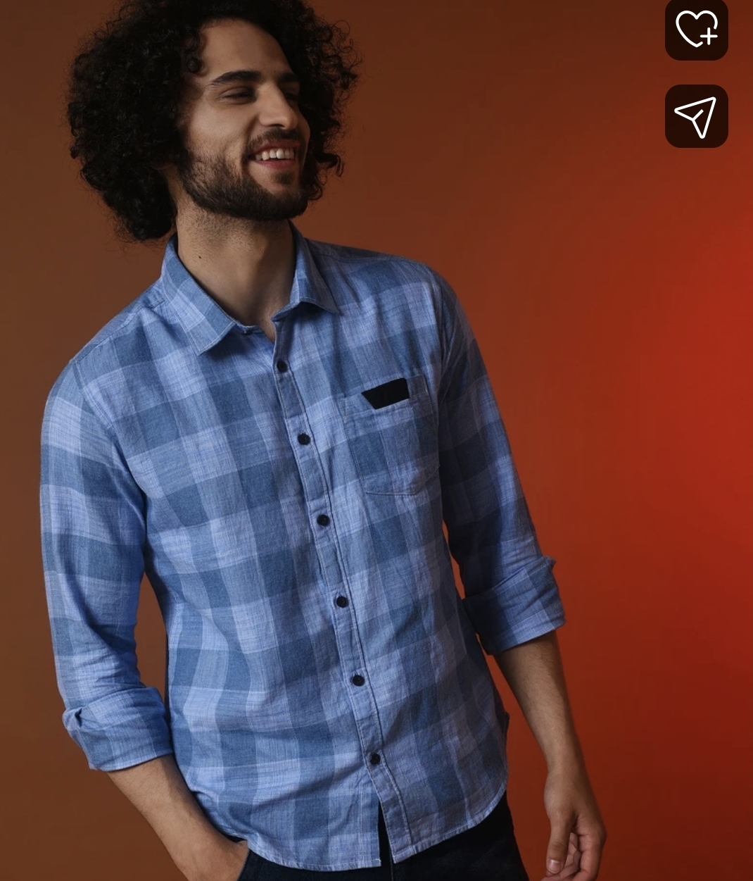 Campus sutra checked shirt 