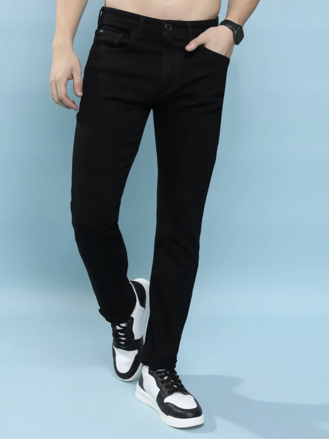 Viral black formal trousers 