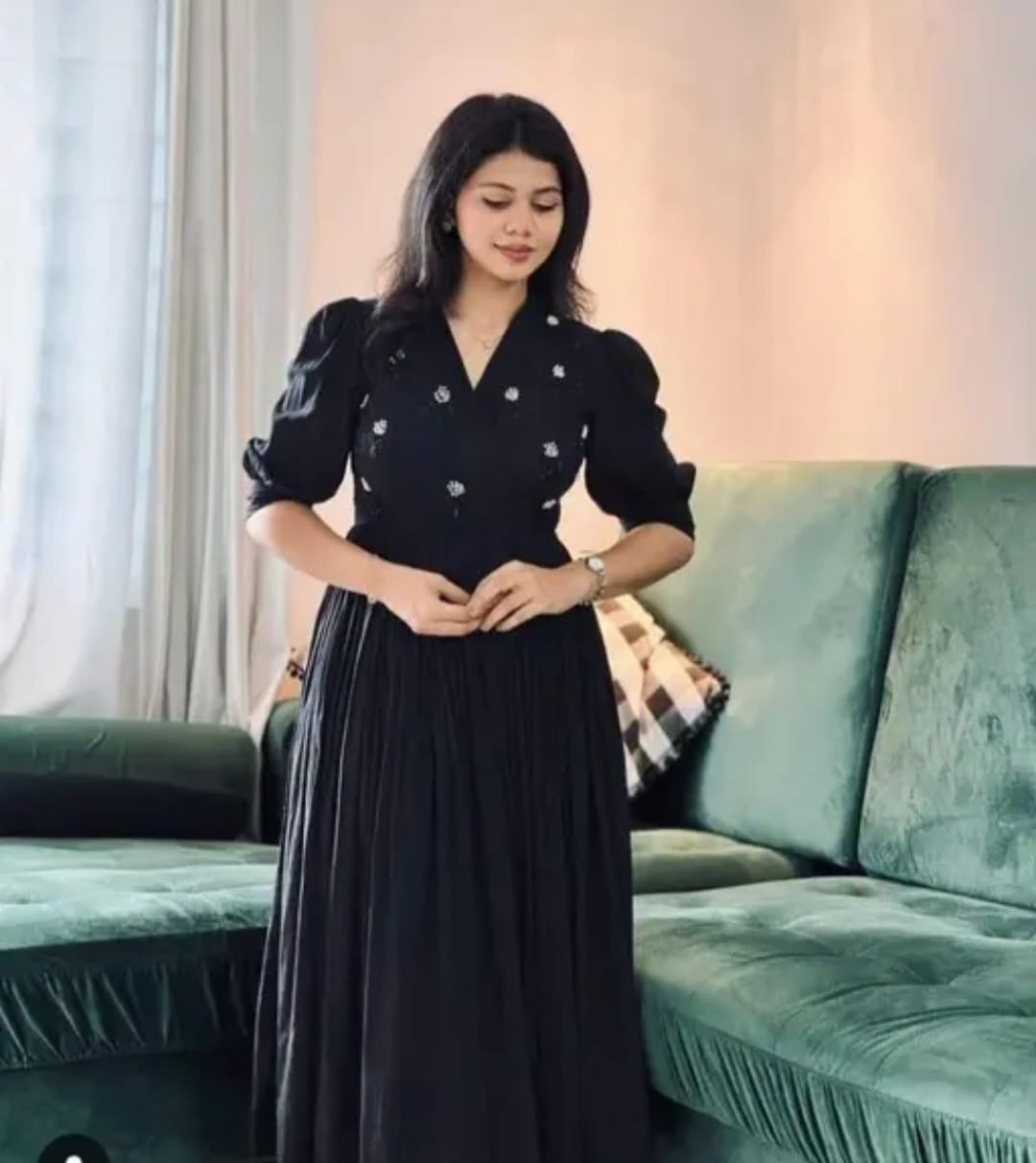 Black gown