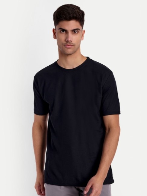 Moda Rapido Branded Tshirt Black