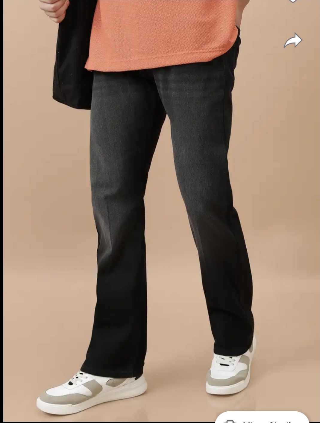 HIGHLANDER  Men Regular Mid Rise Black Jeans