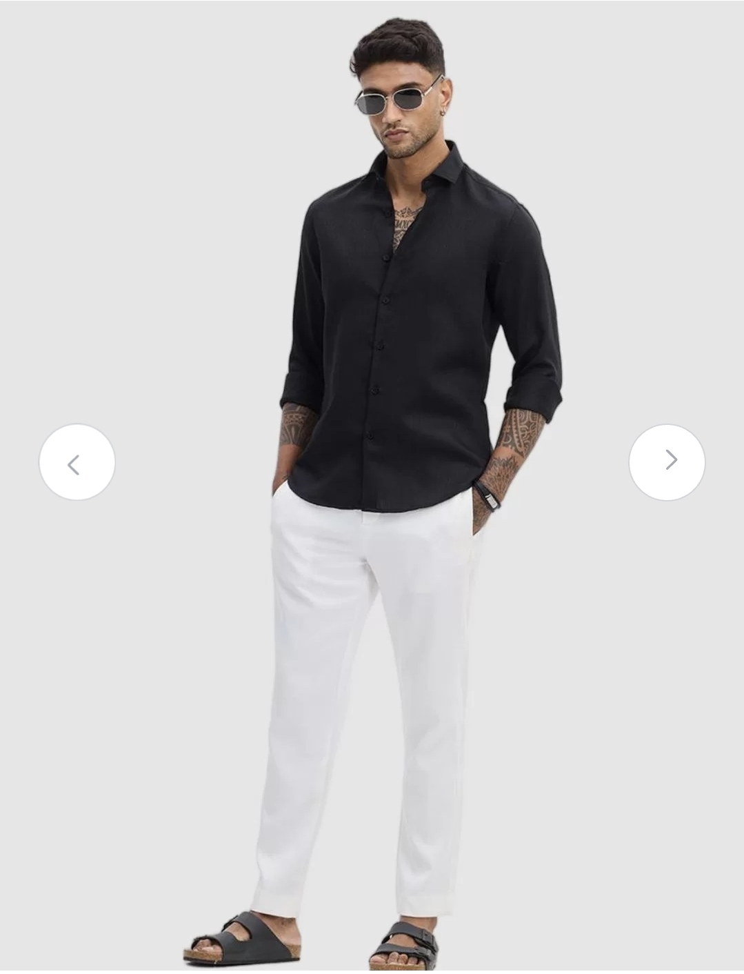 SNITCH Branded Black shirt for men