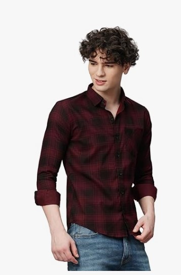 Exclusive Checked Full Sleeve Plaid Shirt for Men | AB_TB_489