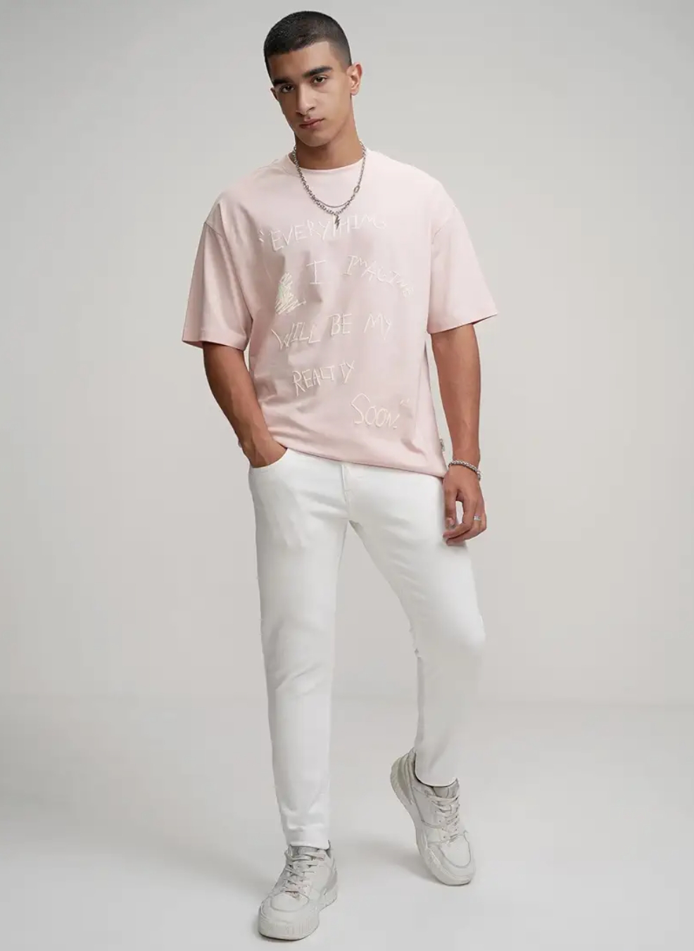 Highlander  Denim white jean