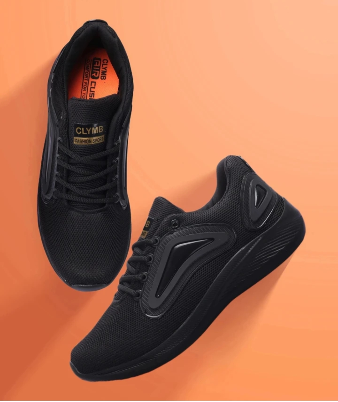 PRIME Walking/Outdoor/Sports Running Shoes For Men  (Black , 7)