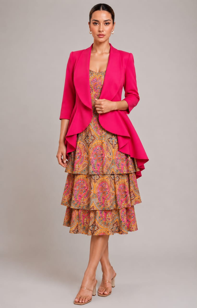 Western gown and jacket